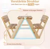 COSTWAY Kinder Picknicktisch, Kindersitzgruppe outdoor mit Produktbild-Vorschau 7