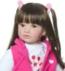 60cm reborn baby doll Lifelike Handmade Soft Silicone Vinyl Anteprima dell’immagine prodotto 5