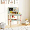 COSTWAY Werkbank Kinder Holz, Werkzeugbank mit Tafel & Produktbild-Vorschau 2