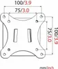 Universal Wandhalterung für Monitore (schwarz) Produktbild-Vorschau 9