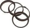 4x Zentrierringe 70,4 x 66,6 mm Dunkelbraun  Felgen Ringe  Produktbild-Vorschau 1