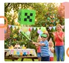 Cube piñata Relaxdays, avec bâton et masque, piñata pour Voir les images du produit 3