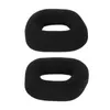 Two black ear pads for headphones are shown against a white background. Podgląd zdjęcia produktu