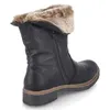 Rieker Scarpe Donna Stivali Foderato Stivali Invernali Nero Anteprima dell’immagine prodotto 10