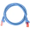 Goobay 95247 Cavo patch CAT 6, U/UTP, blu, 0,25 m - Miscela Anteprima dell’immagine prodotto 4