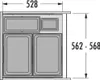 Hailo Abfallsorter 3619771 EURO CARGO 600, 91 Liter / 60 cm Produktbild-Vorschau 7