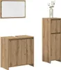 vidaXL Set di mobili da bagno a 3 pezzi Materiale Anteprima dell’immagine prodotto 1