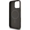 The back of a brown phone case with a circular MagSafe ring and a Guess logo. Náhled obrázku produktu