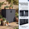 COSTWAY, armadietto da giardino, casetta da giardino con 2 Anteprima dell’immagine prodotto 6