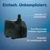 Wasserspiel-Pumpe 12 V – 450 L/H | nur 5 Watt | 7m Kabel | Produktbild-Vorschau 3