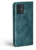A teal flip cover phone case for a Motorola Moto G54. Produktbild-Vorschau