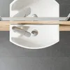 HOROW Hänge Waschbecken - 454 x 226 x 129 mm - Wandmontage Produktbild-Vorschau 6