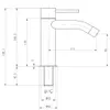 Sapho SMALL Waschtischventil, 145mm, Chrom Produktbild-Vorschau 4