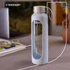 Bouteille en verre Wessper avec housse en silicone – 0,5 L Voir les images du produit 6