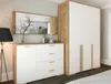 A bedroom scene featuring a dresser and a wardrobe. Náhled obrázku produktu