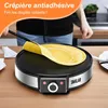 SNAILAR Crêpière AN-110, 1200 W, plaque 30 cm, noire Voir les images du produit 4