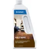 A bottle of Dr. Schutz Holz Seife (Wood Soap) is shown against a white background. The label features a picture of a living room with polished wooden floors. Produktbild-Vorschau