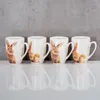 4er Set Kaffeetasse Ostern Hase Porzellan 340ml Kaffeepott Produktbild-Vorschau 6