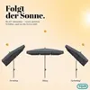 Sonnenschirm inklusive Kühltasche | Anthrazit | Rechteckig Produktbild-Vorschau 8