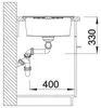 Blanco Zia 8 - Silgranitový dřez, 1160x500 mm, černá 526027 Náhled obrázku produktu 6