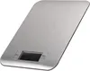 A digital kitchen scale with a stainless steel surface. Voir les images du produit