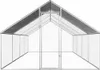 vidaXL Vonkajšia klietka pre kurčatá 2,75x8x1,92 m Náhľad obrázku produktu 1