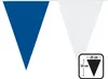 Wimpelkette PE 20x30cm L: 10m | Blau/Weiß Produktbild-Vorschau 1