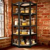 AREBOS Eckregal Schwerlastregal 180 x 70 x 70 cm 875 kg Produktbild-Vorschau 2