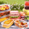 Lot YASHE de 14 boîtes alimentaires, 28 pièces, 10,94 L Voir les images du produit 8