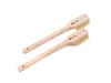 2x Stielbürsten 43cm Lang Reinigungsbürsten Set gelbe Produktbild-Vorschau 4