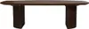 Couchtisch Mangoholz Dunkelbraun - 130x70x38 cm - Feline Produktbild-Vorschau 1