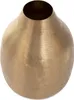 A close-up studio shot of a metallic gold vase. Produktbild-Vorschau