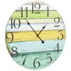 vidaXL Zegar ścienny wielokolorowy 60 cm MDF Podgląd zdjęcia produktu 3