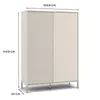 Hochregalschrank 104 cm ELBA - Kaschmir Produktbild-Vorschau 5