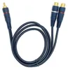 Cinch Y-Kabel Subwoofer Adapter Verteiler Splitter Chinch Produktbild-Vorschau 1