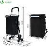 VOUNOT® Aluminium Einkaufstrolley Treppensteiger, Trolly Produktbild-Vorschau 6