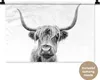 MuchoWow® Wandteppich Wandbehang Scottish Hochlandrind - Produktbild-Vorschau 1