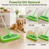 10 Mikrofasertücher für Swiffer Sweeper, waschbar, grün Productafbeelding-voorbeeld