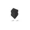 Krause® MONTO nášlapná krytka (pár) černá 40x20 mm, pro Náhled obrázku produktu 4