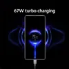A smartphone is shown charging with a glowing animation on its screen, indicating fast charging. Produktbild-Vorschau