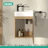 Gäste-WC Waschbecken mit Unterschrank – 46 cm breites Produktbild-Vorschau 3