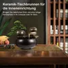 Keramik Zimmerbrunnen „Stein Rhythmus“ 17 cm, Zen Produktbild-Vorschau 6