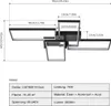 LED Deckenleuchte Wohnzimmer Deckenlampe 74W Dimmbar Produktbild-Vorschau 7