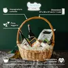 Creative Home Cestino in Vimini con Manico | Cesto Regalo Anteprima dell’immagine prodotto 5