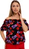 Moraj | Bluse Off-shoulder - Größe M - Blumenmuster - Produktbild-Vorschau 6