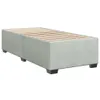 Boxspringbett mit Matratze Hellgrau 80x200 cm Samt Produktbild-Vorschau 10