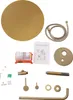A collection of shower system components laid out on a white background. Náhled obrázku produktu