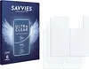 A product box and several screen protectors are displayed against a white background. Produktbild-Vorschau