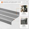 QUEST Schodová lišta 40x42 mm, 1.5m RDT PVC, Protiskluzová Náhled obrázku produktu 2