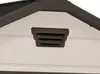 A close-up view of a ventilation grille on the side of a beige shed. Náhľad obrázku produktu